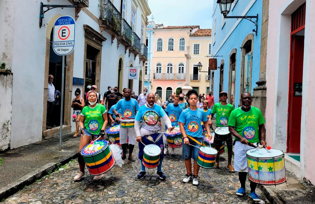 Olodum nas Ruas do Pelourinho